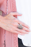 Wistful Wishes - Silver - Ring - Fashion Fix Exclusive October 2018 - Paparazzi Accessories