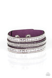 Fashion Fanatic - Purple - Wrap Bracelet - Paparazzi Accessories