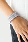 Rebel Radiance - Purple - Wrap - Snap Bracelet - Paparazzi Accessories