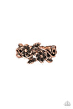 Stop and Smell The Flowers - Copper - Flower - Ring - Paparazzi Accessories