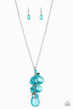 Summer Solo - Blue - Bead - Necklace - Paparazzi Accessories