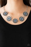 Me-dallions, Myself, and I - Blue - Necklace - Paparazzi Accessories