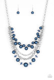 Rockin Rockette - Blue - Pearl - Necklace - Paparazzi Accessories