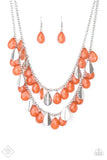Life Of The Fiesta - Fiesta Fiesta - Orange - Necklace Bracelet Set -  Paparazzi Accessories