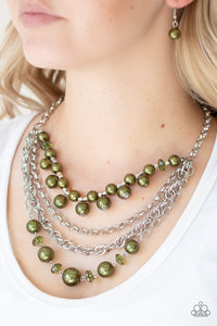 Rockin Rockette - Green - Pearl - Necklace - Paparazzi Accessories