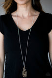 Tiki Tease - Black - Necklace - Paparazzi Accessories