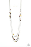 Seasonal Sensation - Multi Colored - Bead - Necklace - Paparazzi Accessories