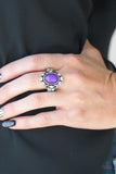 Noticeably Notable - Purple - Ring - Paparazzi Accessories
