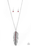Sky Quest - Red - Necklace - Paparazzi Accessories