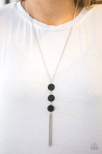 Triple Shimmer - Black - Necklace - Paparazzi Accessories