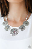 Written In The STAR LILIES - Multi Colored - Necklace - Paparazzi Accessories