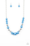 Take Note - Blue - Pearl - Necklace - Paparazzi Accessories