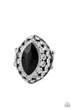 Royal Radiance - Black - Ring - Life of the Party May 2019 - Paparazzi Accessories