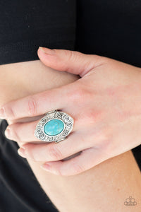 Mega Mother Nature - Blue - Turquoise - Ring - Paparazzi Accessories