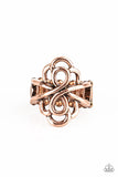 Ever Entwined - Copper - Ring - Paparazzi Accessories