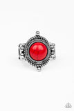 Prone To Wander - Red - Ring - Paparazzi Accessories
