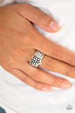 This ISLAND Is Your ISLAND - Silver - Flower - Ring - Paparazzi Accessories