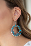 San Diego Samba - Blue - Earrings - Paparazzi Accessories