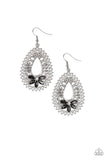Instant REFLECT - Silver - Earrings - Paparazzi Accessories