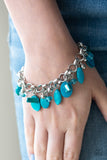 I Want To SEA The World - Seashore Sailing - Blue - Shell - Necklace Bracelet Set - Paparazzi Accessories