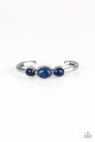 ROAM Rules - Blue - Stone - Cuff Bracelet - Paparazzi Accessories