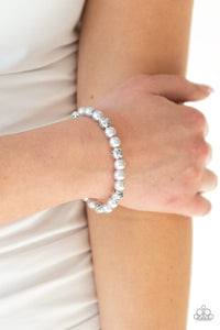 Poised For Perfection - Silver - Pearl Bracelet - Paparazzi Accessories
