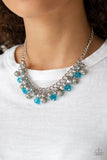Party Spree - Necklace - The Party Planner - Clasp Bracelet - Blue - Paparazzi Accessories