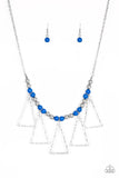 Terra Nouveau - Blue - Necklace - Paparazzi Accessories