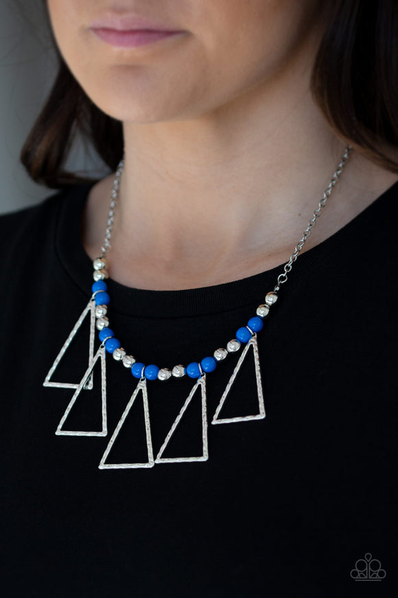 Terra Nouveau - Blue - Necklace - Paparazzi Accessories