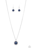 Wall Street Wonder - Blue - Pearl - Necklace - Paparazzi Accessories