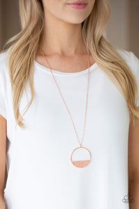 Bet Your Bottom Dollar - Copper - Necklace - Paparazzi Accessories