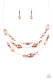 Pacific Pageantry - Copper - Beaded - Necklace - Paparazzi Accessories