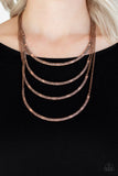 It Will Be Over MOON - Copper - Necklace - Paparazzi Accessories