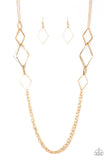 Fashion Fave - Gold - Necklace - Paparazzi Accessories
