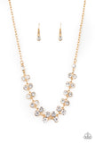 Super Starstruck - Gold - Rhinestone - Necklace - Paparazzi Accessories