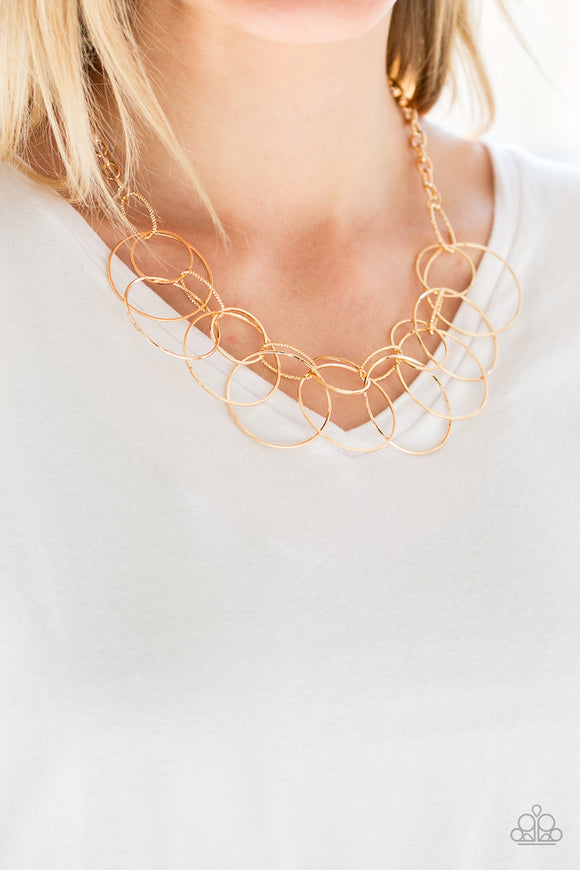 Circa de Couture - Gold - Necklace - Paparazzi Accessories