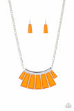 Glamour Goddess - Orange - Necklace - Paparazzi Accessories