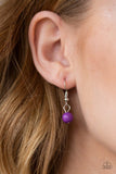 Miami Mojito - Purple - Bead - Necklace - Paparazzi Accessories