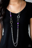 Modern Motley - Purple - Necklace - Paparazzi Accessories