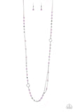 Really Refined - Purple - Pearl - Necklace - Paparazzi Accessories