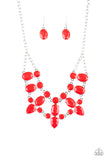 Goddess Glow - Red - Necklace - Paparazzi Accessories
