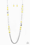Marina Majesty - Yellow - Necklace - Paparazzi Accessories