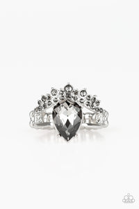 If The Crown Fits - Silver - Ring - Paparazzi Accessories