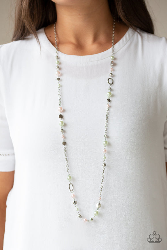 Make An Appearance - Multi Colored - Pearl - Necklace - Paparazzi Accessories
