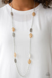 Beachfront Beauty - Brown - Necklace - Paparazzi Accessories