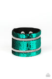 MERMAID Service - Green - Wrap Bracelet - Paparazzi Accessories