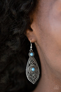 Sweetly Siren - Blue - Earrings - Paparazzi Accessories