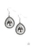 Limo Service - Silver - Earrings - Paparazzi Accessories