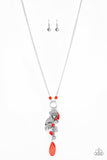 Hearts Content - Red - Necklace - Paparazzi Accessories