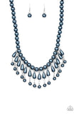 Miss Majestic - Blue Pearl - Necklace - Paparazzi Accessories
